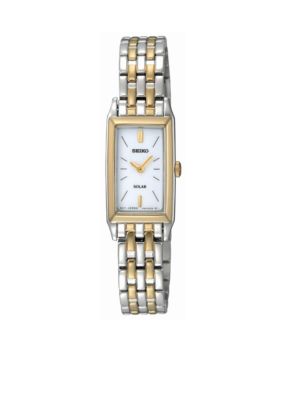 Seiko Ladies 30 meter Two Tone Solar Watch