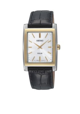 Seiko Men's 30 Meter Two Tone Solar Dress Watch