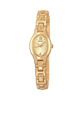 Seiko Ladies 30 Meter Gold Bracelet Watch