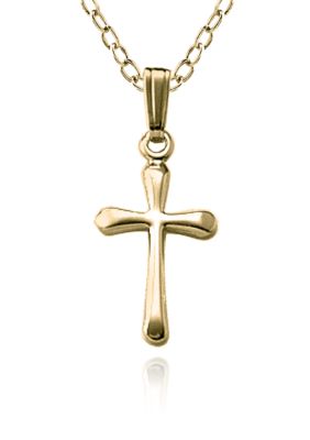 Belk & Co. Children's 14k Gold Cross Pendant