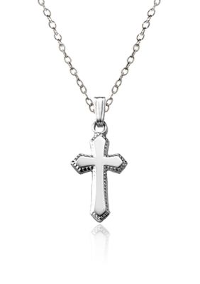 Belk & Co. Children's Sterling Silver Cross Pendant