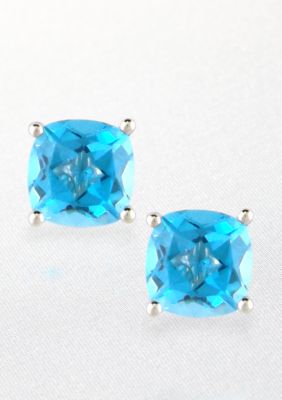 Belk & Co. Sterling Silver Blue Topaz Studs