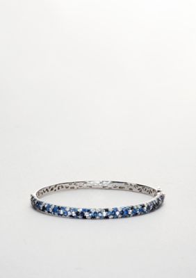 Effy Sterling Silver Sapphire Bangle