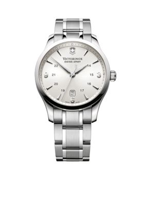 Victorinox Swiss Army Alliance Silver Dial Bracelet