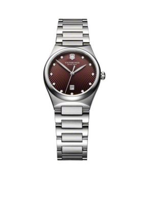 Victorinox Swiss Army Victoria Brown Dial Bracelet Watch