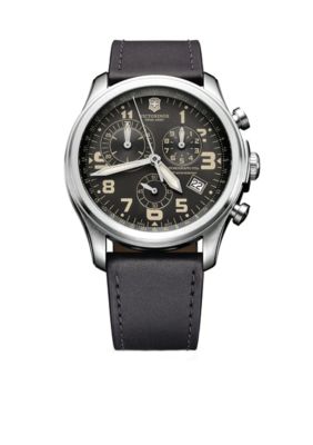 Victorinox Swiss Army Anthracite Infantry Vintage Chronograph Watch