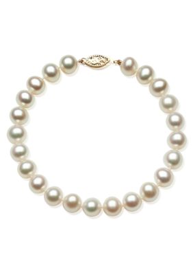 Belk & Co. Freshwater 8-inch Pearl Bracelet