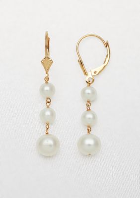Belk & Co. Freshwater Pearl Dangle Earrings