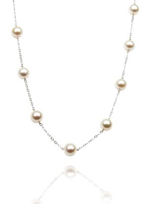 Belk & Co. Freshwater Pearl White Gold Tincup 18
