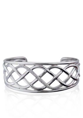 Belk & Co. Sterling Silver Diamond Cuff