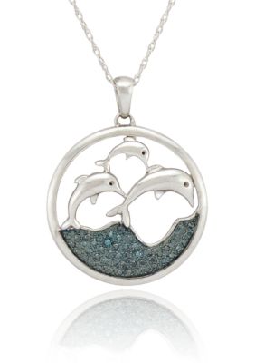 Belk & Co. Dolphin Pendant in Sterling Silver