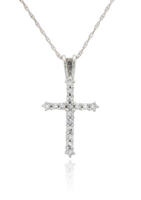 Belk & Co. Diamond Cross Pendant