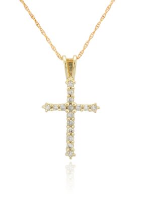 Belk & Co. Diamond Cross Pendant