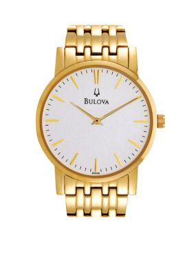 Bulova Men's Gold Tone Bracelet
