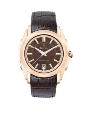 Bulova Precisionist Men's Brown Strap