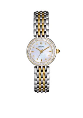 Bulova Ladies' Two Tone Bracelet