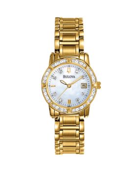 Bulova Ladies' Diamond Case Bracelet Watch