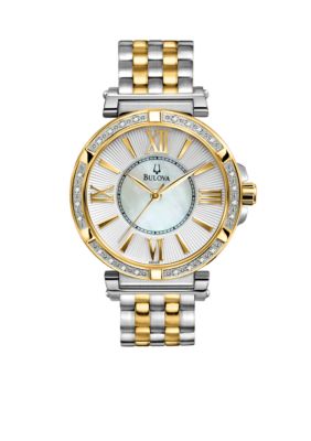 Bulova Ladies' Diamond Case Bracelet Watch