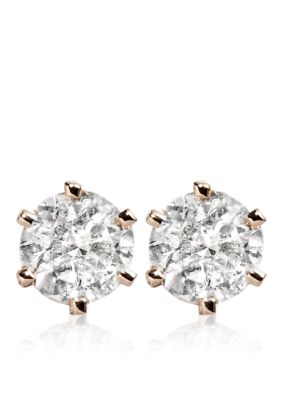 Belk & Co. 1/2-ct. t.w. Diamond Solitaire Earrings