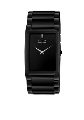 Citizen Eco-Drive Black Ceramic Stiletto Blade