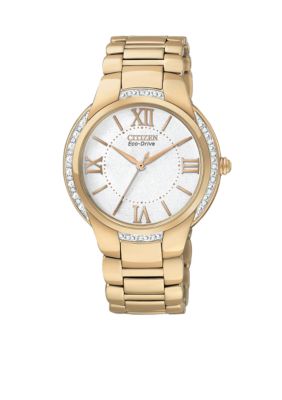 Citizen Eco-Drive Rose Gold Tone Ciena Watch