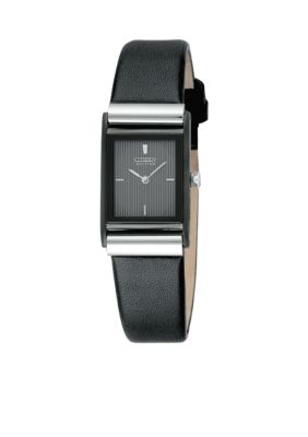 Citizen Ladies Eco Drive- Black Dial Watch
