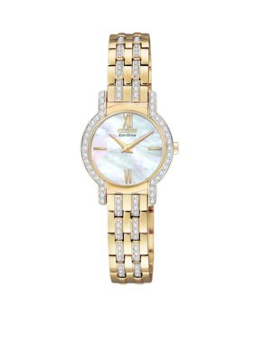Citizen Eco-Drive Silhouette Crystal Watch