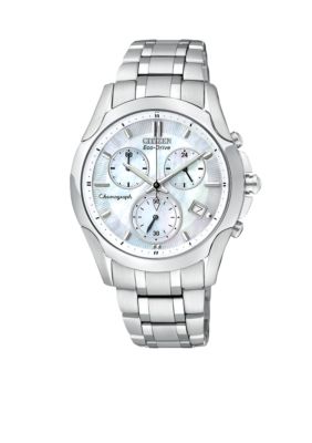 Citizen Eco-Drive Stainless Steel Chronograph Watch