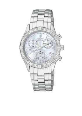 Citizen Ladies Eco Drive Chronograph 28 Dial