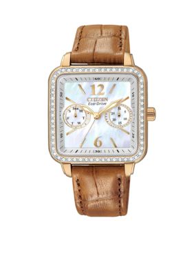 Citizen Eco-Drive Rose Gold Tone Strap Watch