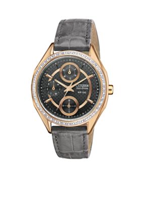 Citizen Ladies' Drive Rose Gold Tone Strap Watch