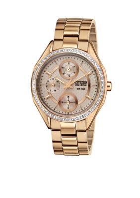Citizen Ladies' Drive Rose Gold Tone Watch