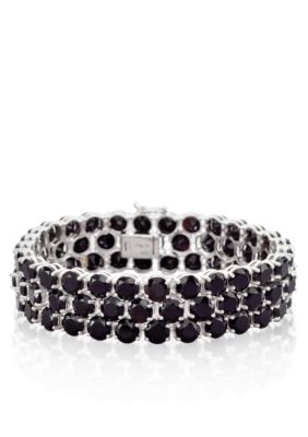 Belk & Co. Sterling Silver Onyx Bracelet