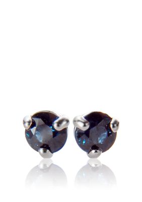 Belk & Co. 14k White Gold Sapphire Stud Earrings  
