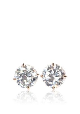 Belk & Co. 14k Yellow Gold 1-1/2 ct. t.w. Cubic Zirconia Earrings