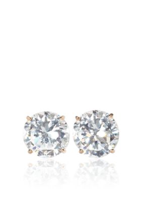 Belk & Co. 14k Yellow Gold 4.00 ct. t.w. Cubic Zirconia Earrings