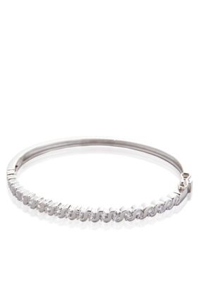 Belk & Co. Platinum Plated Sterling Silver Cubic Zirconia 