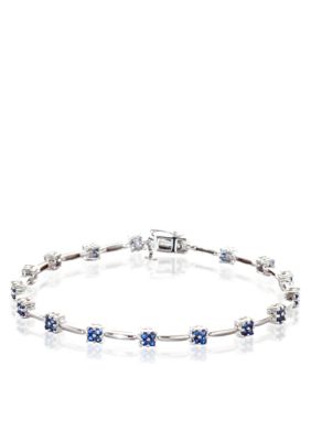 Belk & Co. Sterling Silver Sapphire Bracelet