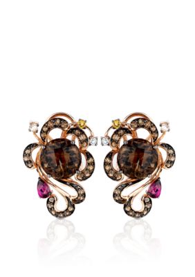 Le Vian&reg; Smoky Quartz Multistone Earring