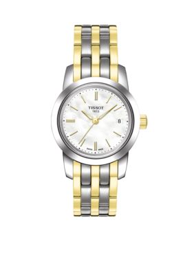 Tissot Classic Dream Women's White Mother Of Pearl Quartz Steel Watch
