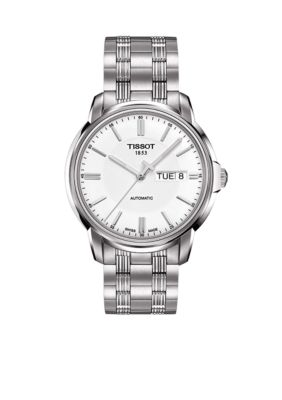 Tissot Men's Automatic III Classic White Automatic Watch