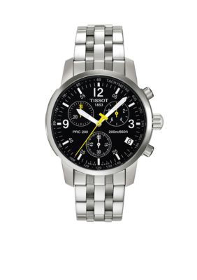 Tissot Men's Black Quartz Chronograph Classic Watch