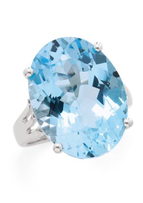 Belk & Co. Sterling Silver Blue Topaz Ring