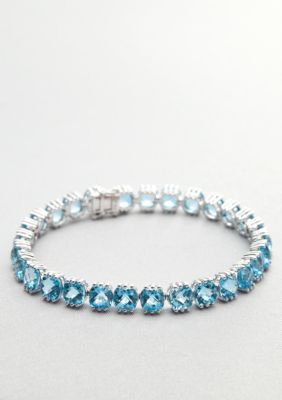 Belk & Co. Sterling Silver Blue Topaz Bracelet