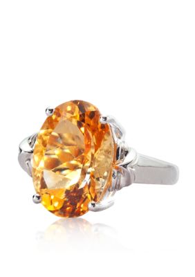 Belk & Co. Sterling Silver Citrine Ring