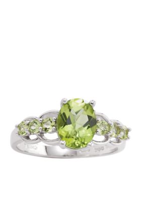 Belk & Co. Sterling Silver Peridot Ring