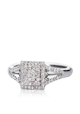 Belk & Co. Sterling Silver Diamond 