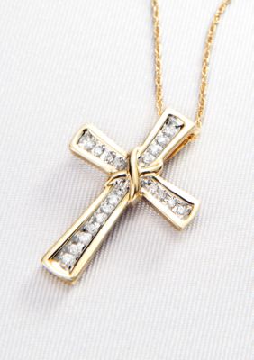 Belk & Co. Diamond Cross Pendant