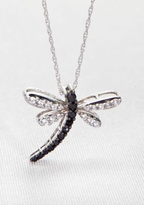Belk & Co. Diamond Dragonfly Pendant