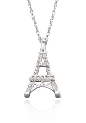 Belk & Co. Diamond Eiffel Tower Pendant